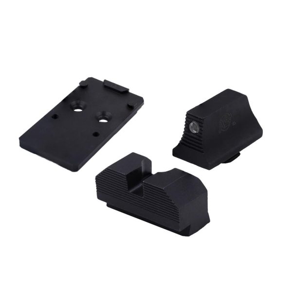 Xs sights glock mos optic mount bundle for glock rmr tritium black