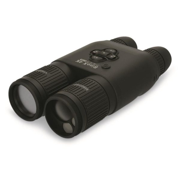 Atn binox 4k 4-16x smart day/night binoculars w/ laser range finder