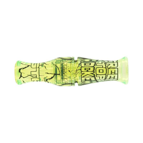 Zink green top rocker duck mouth call interference green