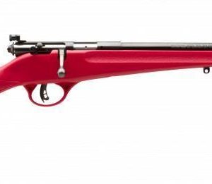 Savage rascal single shot rifle. 22lr 1rd capacity 16. 125" barrel red stock