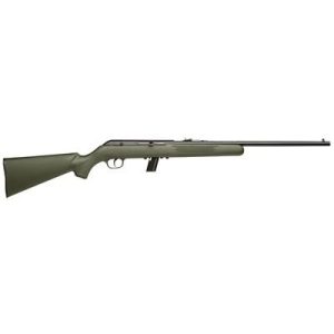 Savage arms model 64 f rifle. 22 lr 10rd magazine 21" barrel green