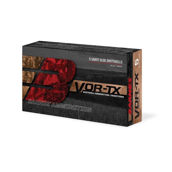 Barnes vor-tx shotshells 20ga 2-3/4 250gr 1800 slug 5/ct