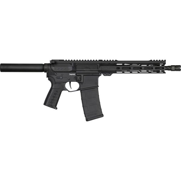 Cmmg banshee mk4 handgun 5. 56mm 30rd magazine 10. 5" 1/2x28 threaded barrel black pistol tube
