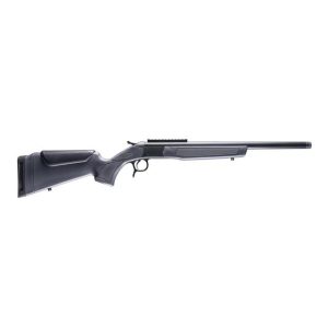 Cva scout single shot rifle. 6. 5 creedmoor 20" threaded blued barrel grey stock 0 moa pic rail