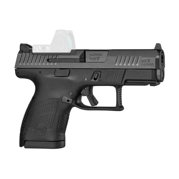 Cz usa p-10 s handgun 9mm luger 12rd magazine 3. 5" barrel black optic ready fixed sights