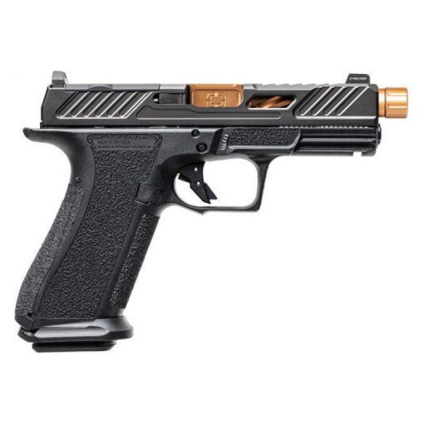 Shadow systems xr920 elite optic cut handgun 9mm luger 17rd magazine 5. 5" threaded bronze barrel black grip