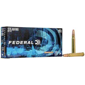 Federal power-shok rifle ammunition. 375 h&h 270 gr sp 2690 fps - 20/box