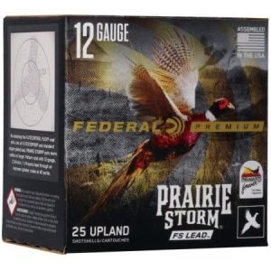 Federal prairie storm fs lead shotshells 12ga 2-3/4" 1-1/4oz 1330 fps #6 25/ct
