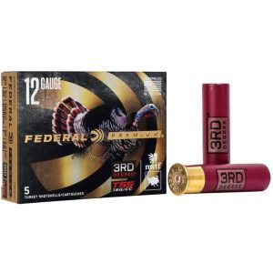 Federal 3rd degree shotshell 12ga 3-1/2 2oz  1250 fps  #5 #6 & #7 5/ct