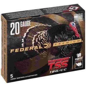 Federal heavyweight tss 20ga 3" 1-1/2oz 1200 fps #7 5/ct
