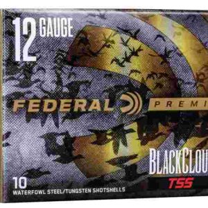 Federal black cloud tss shotshells 12ga 3" 1-1/4oz 1450 fps #bb #7 10/ct