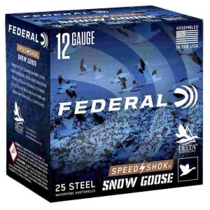 Federal speed-shok snow goose shotshells 12 ga 3" 1-1/4oz 1450 fps #2 25/ct