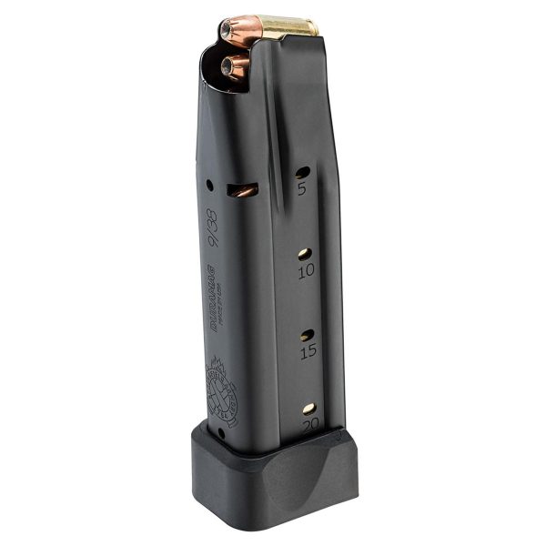 Springfield 1911 ds prodigy handgun magazine black 9mm luger 20/rd