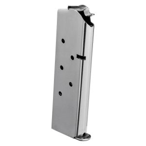 Springfield 1911 stainless steel magazine. 45 acp 7/rd