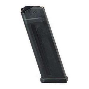 Glock factory original glock 21 magazine. 45 acp black polymer 10/rd pkg'd