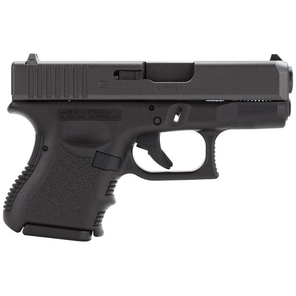 Glock 39 gen 3 subcompact handgun. 45 gap 6/rd magazines (2) 3. 4" barrel black austria