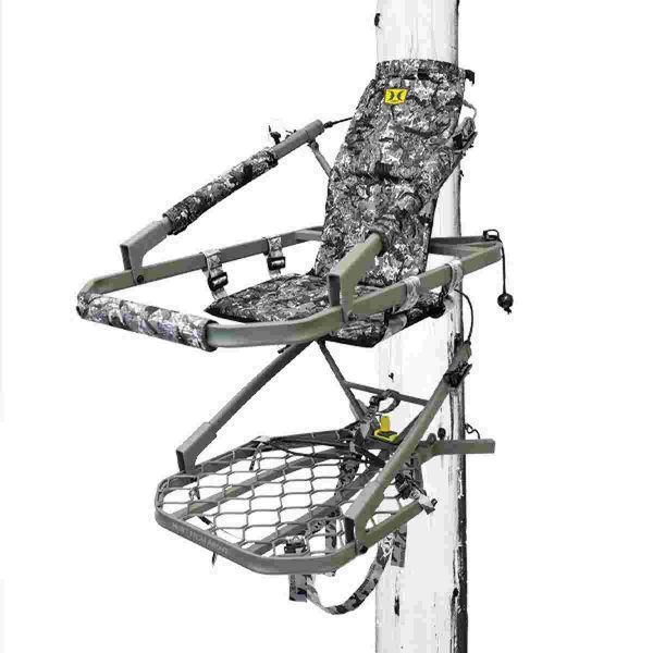 Hawk warbird climber tree stand grey camo