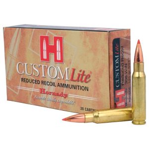 Hornady custom lite rifle ammunition. 308 win 125 gr sst custom lite 20/box