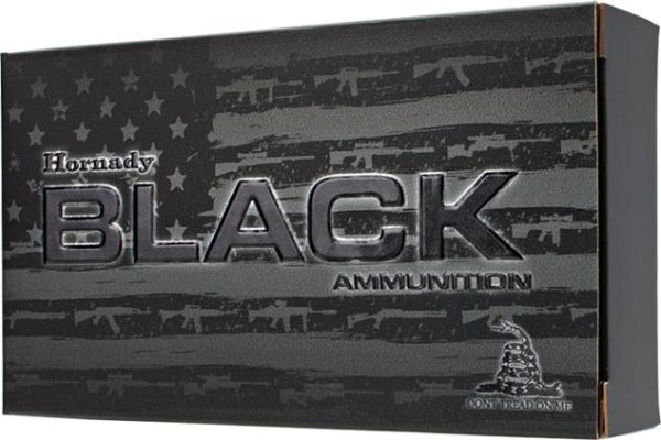 Hornady black rifle ammunition 5. 56mm nato 75 gr hd sbr 2321 fps 20/ct