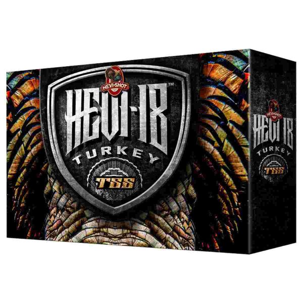 Hevi-shot tss turkey shotshells 12 ga 3" 2oz 1250fps #9 5/ct