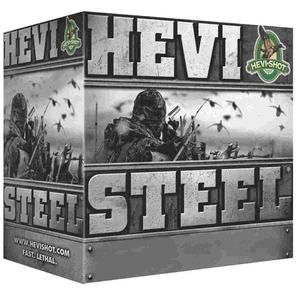 Hevi-shot hevi-steel shotshells 12 ga 3-1/2" 1-3/8oz 1550 fps #bb 25/ct