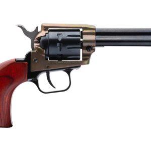 Heritage rough rider case hardened handgun. 22lr 9/rd magazine 4. 75" barrel cocobolo grips
