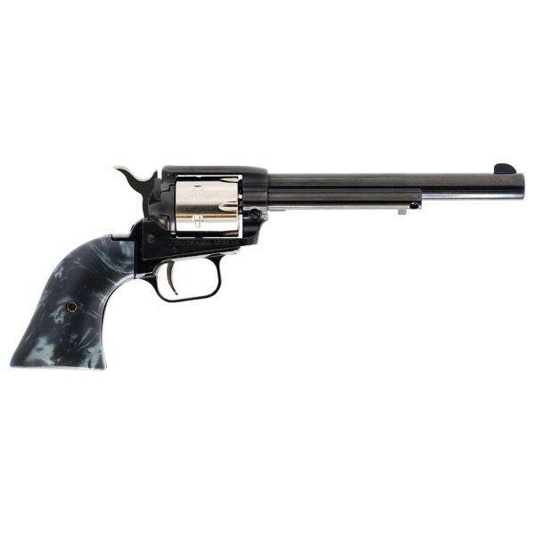 Heritage rough rider 22lr 6rd capacity 6. 5? Barrel two tone black pearl grips