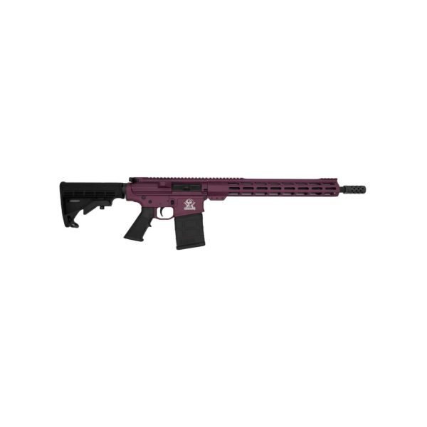 Glfa ar-15 rifle. 308 win 10rd magazine 16" stainless barrel 15" mlok rail black cherry finish
