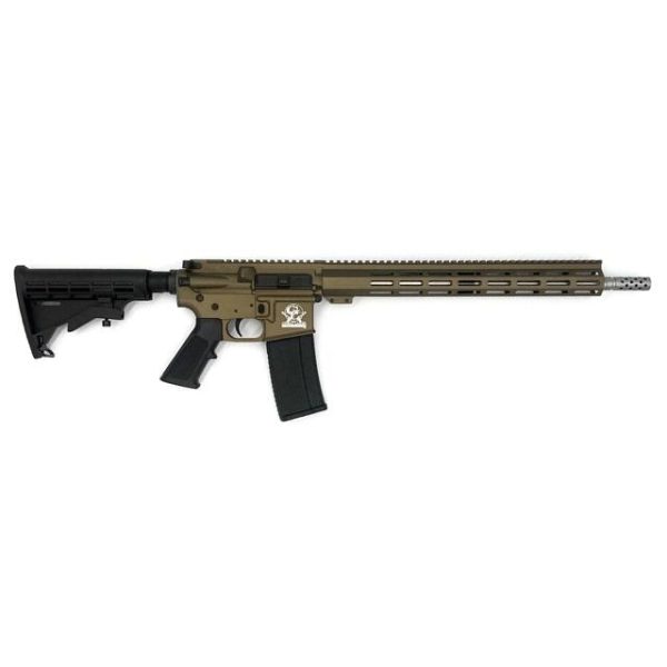 Glfa ar-15 rifle. 223 wylde 30rd magazine 16" stainless steel barrel bronze frame