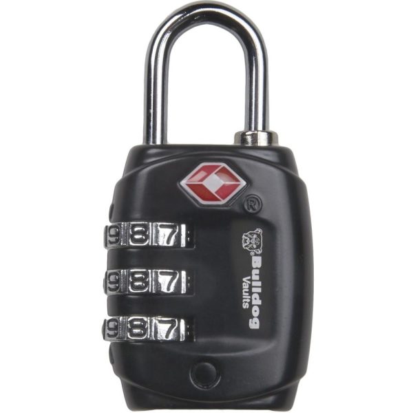 Bulldog case tsa lock with steel shackle