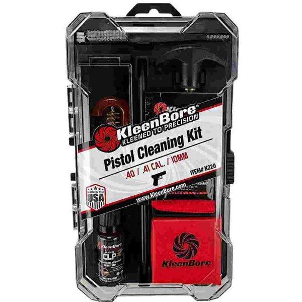 Kleenbore handgun cleaning kit. 40/. 41/10mm