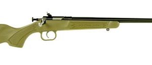 Crickett "my first rifle". 22 lr 16" barrel synthetic stock- desert tan