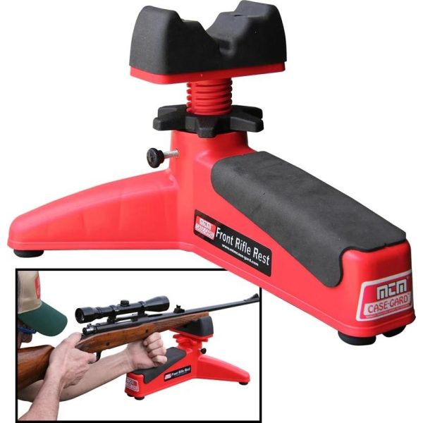 Mtm front rifle rest & handgun rest red