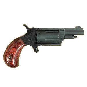 Naa 22m mini revolver handgun. 22 magnum 5rd capacity 1. 625" barrel stealth grey with rose grip
