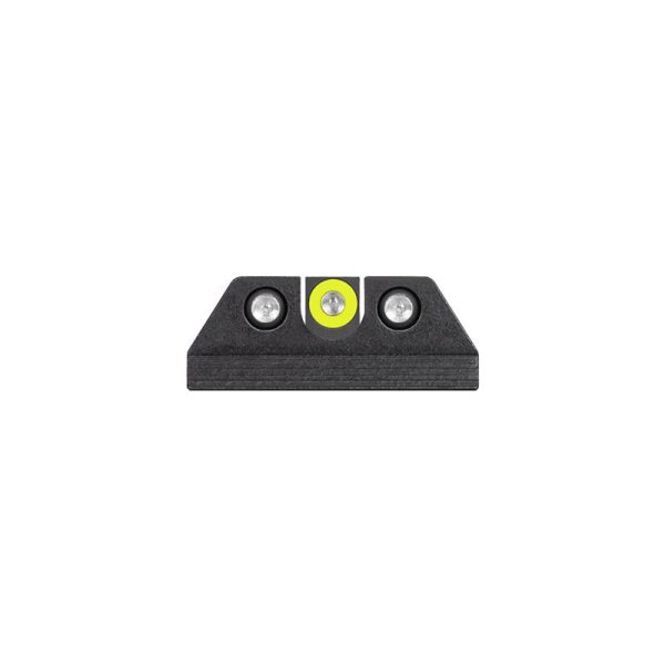 Night fision night sight set yellow front square notch rear for fn 509