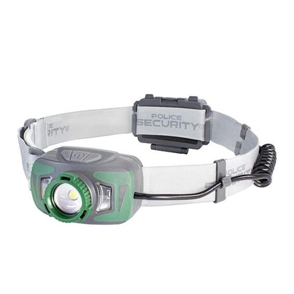 Police security flashlights ryder twin power headlamp 800 lumens white