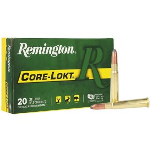 Remington core-lokt rifle ammunition. 303 british 180 gr sp 2460 fps 20/ct