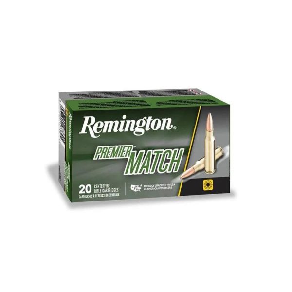 Remington premier match rifle ammunition 6. 5 creedmoor 140 gr otmbt 2700 fps 20/rd