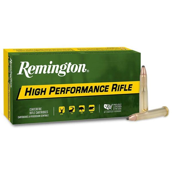 Remington high performance rifle ammunition. 22 hornet 45 gr psp 2690 fps 50/ct