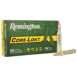 Remington core-lokt rifle ammunition. 300 wby 180 gr psp 3120 fps 20/ct