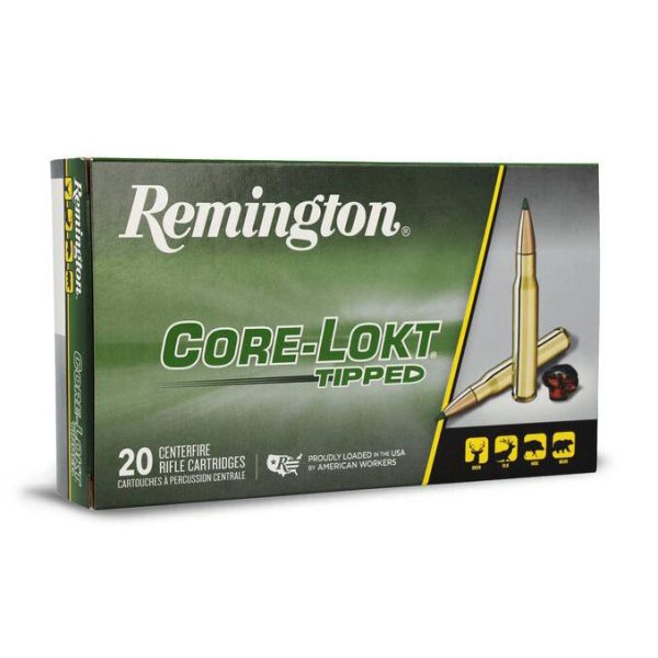 Remington core-lokt tipped rifle ammunition 7mm-08 rem 140gr pt 2860 fps 20/ct