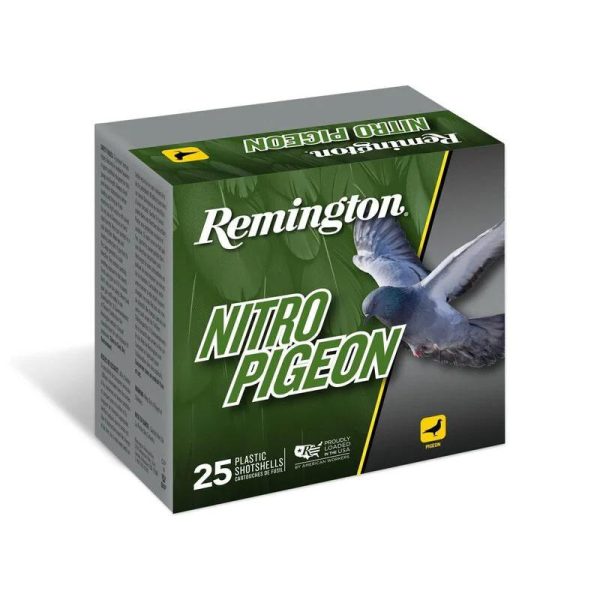 Remington nitro pigeon's premier shotshells 12ga 2-3/4" 1-1/4oz 1300 fps #7. 5 25/ct