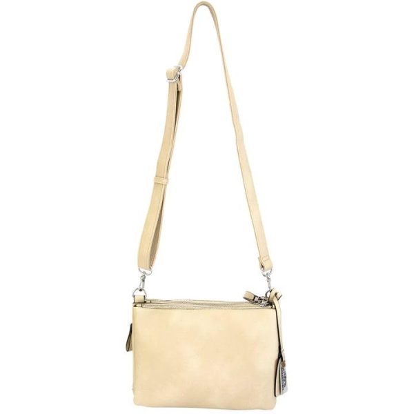 Rugged rare iris concealed carry purse taupe