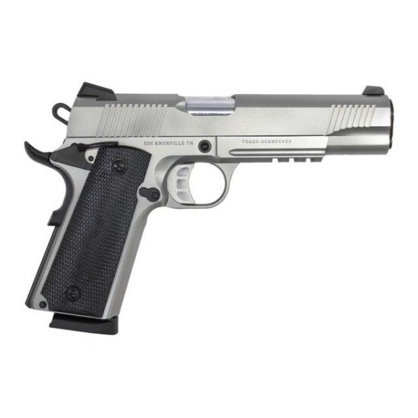 Sds imports tisas 1911 duty ss45r handgun. 45 acp 8rd magazine 5" barrel stainless steel w/rail