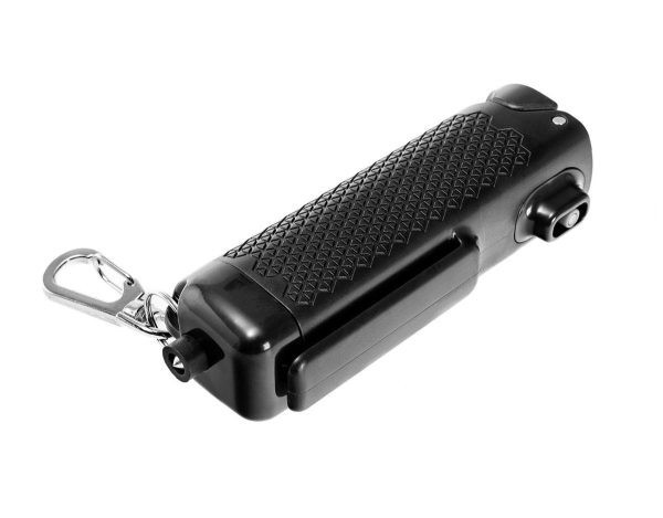 Sabre pepper gel belt clutter window breaker - black