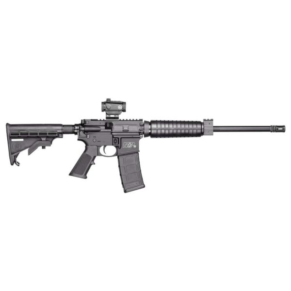 S&w m&p 15 sport ii optic ready rifle 5. 56mm 30rd capacity 16" barrel with crimson trace cts-103 - used