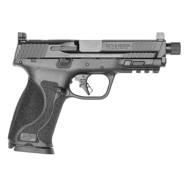 Smith & wesson m&p 9 m2. 0 full size handgun 9mm luger 17rd magazines(2) 4. 625" threaded barrel black finish
