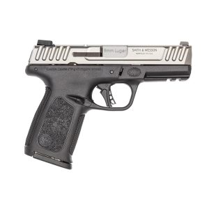S&w sd9 2. 0 handgun 9mm luger 16rd magazine(1) 4" barrel white dot sights no thumb safety 2-tone