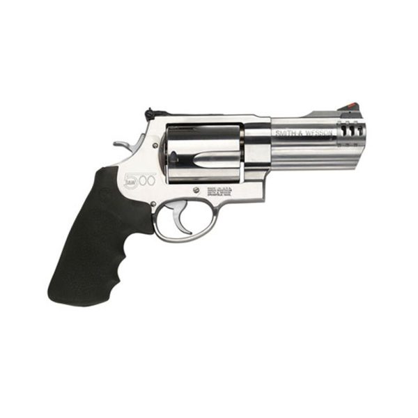 Smith & wesson m500 handgun. 500 s&w mag 5rd capacity 4" barrel stainless steel with black grip