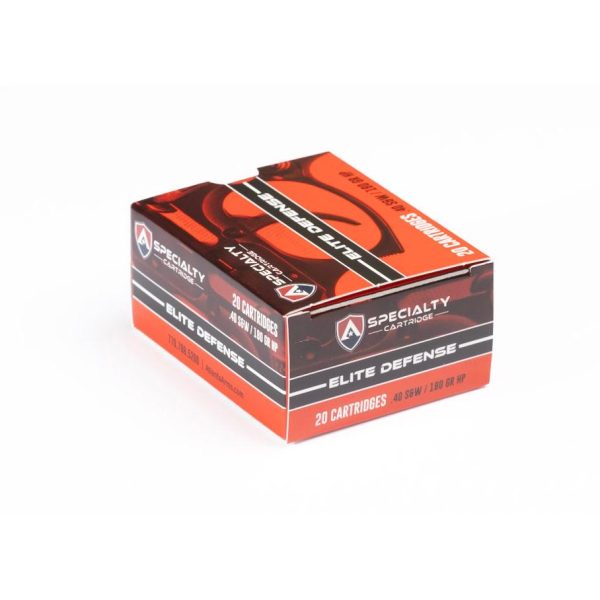 Atlanta arms elite defense handgun ammunition. 40 s&w 180gr jhp 980 fps 20/ct
